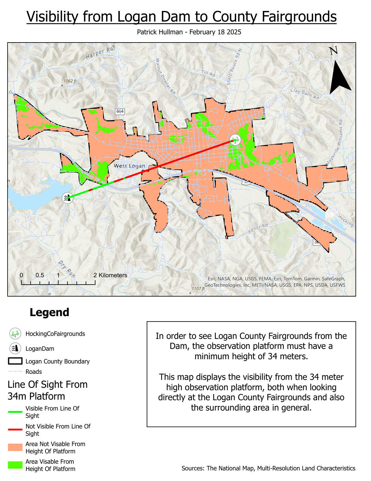 Viewshed: Logan Dam → County Fairgrounds thumbnail